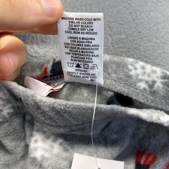 Disney Women's Size 4X Gray Fleece Mickey Mouse Printed Cozy Pajama Pants NWT - Picture 9 of 11